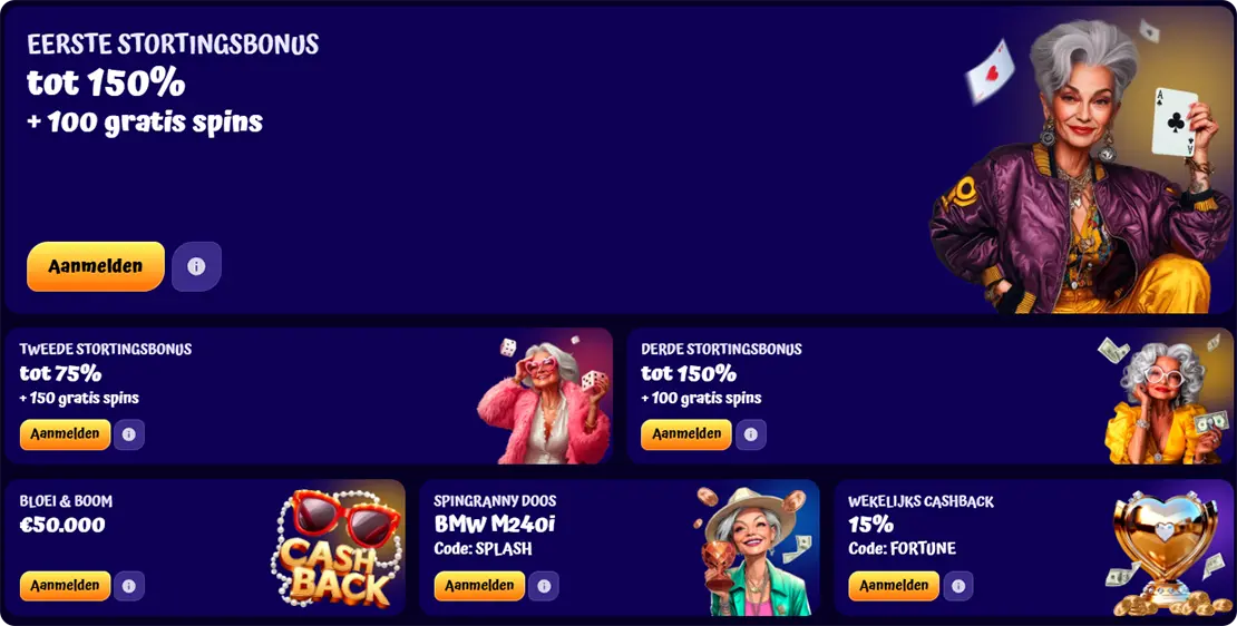 SpinGranny bonus